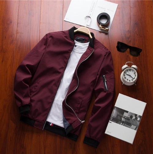 Men's Casual Baseball Uniform Jacket - Youth Trend Style