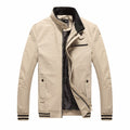 Spring Autumn Men Casual Jacket Coat Men's Fashion Washed 100% Pure Cotton Brand Clothing Jackets Man Coats