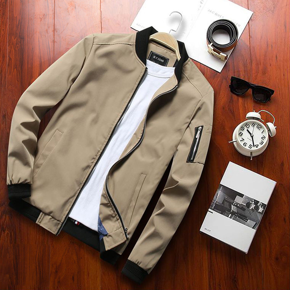 Men's Casual Baseball Uniform Jacket - Youth Trend Style