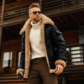 Men's Fur Winter Coat - Thick Hair Lined Jacket