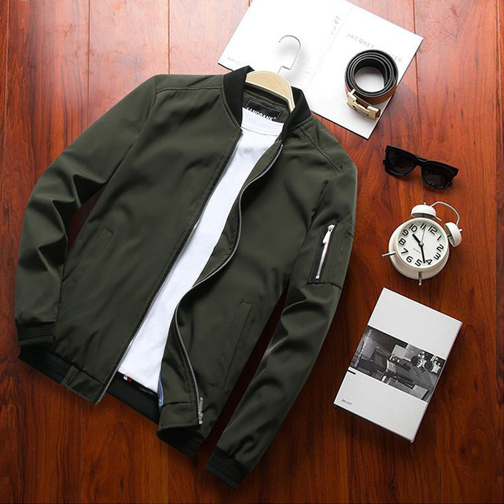 Men's Casual Baseball Uniform Jacket - Youth Trend Style